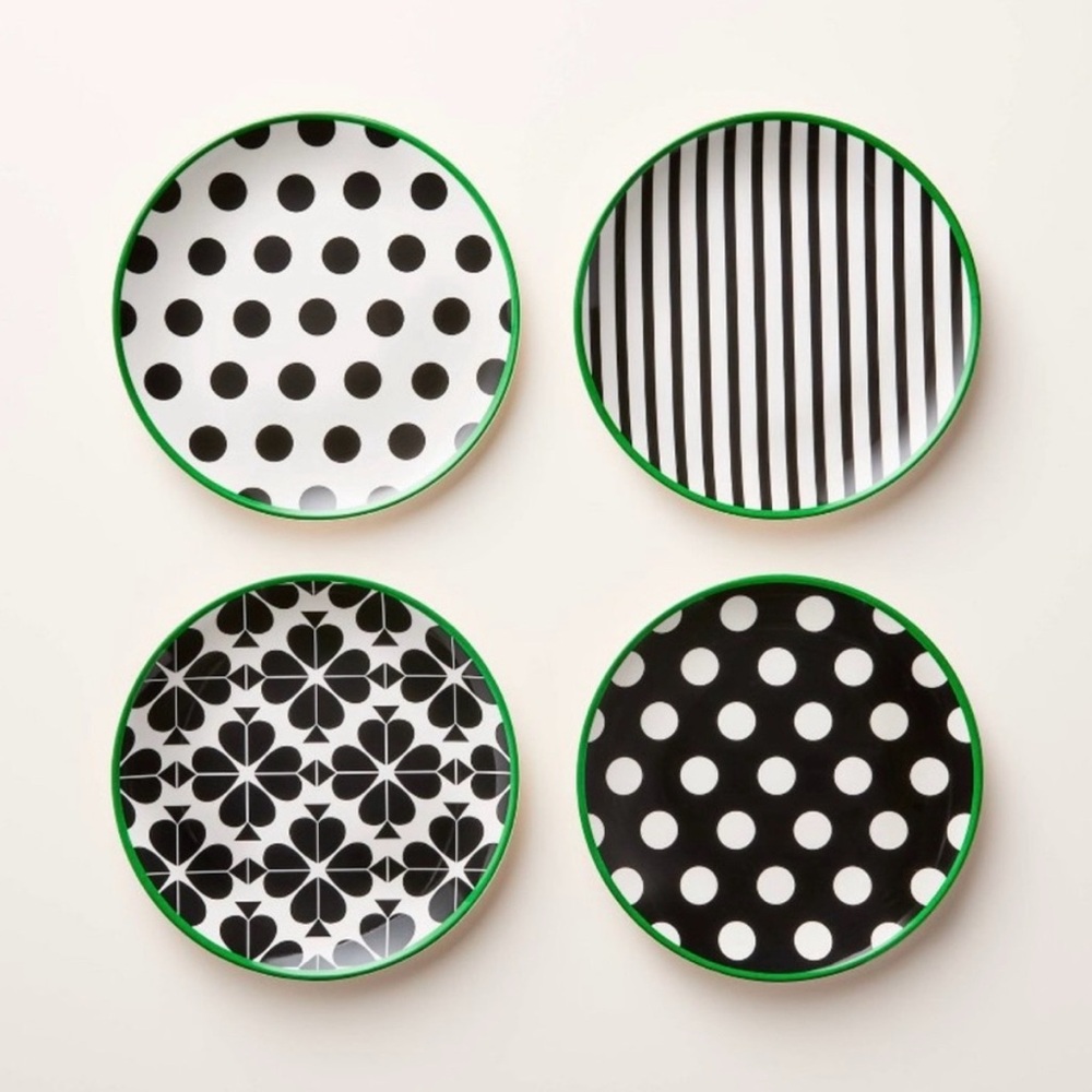New Kate Spade Target set of 4 melamine plates!!